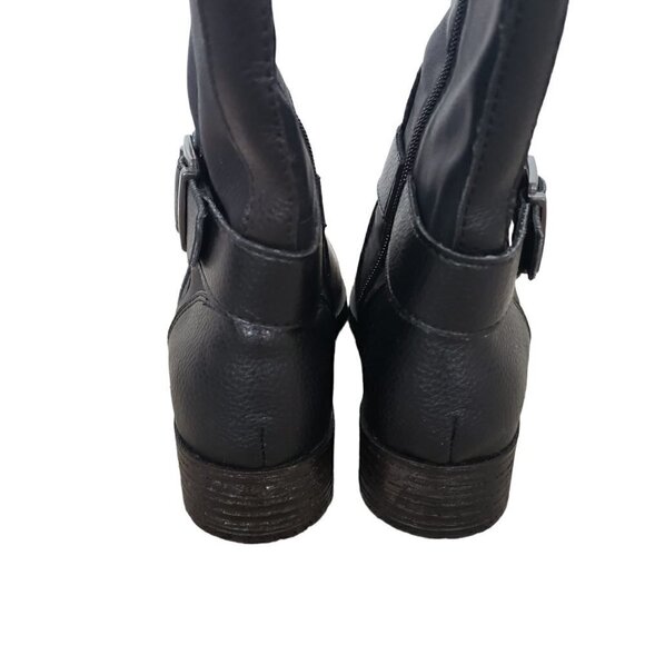 BOC Mckenna Black Vegan Leather Tall Riding Boots - Picture 5 of 11